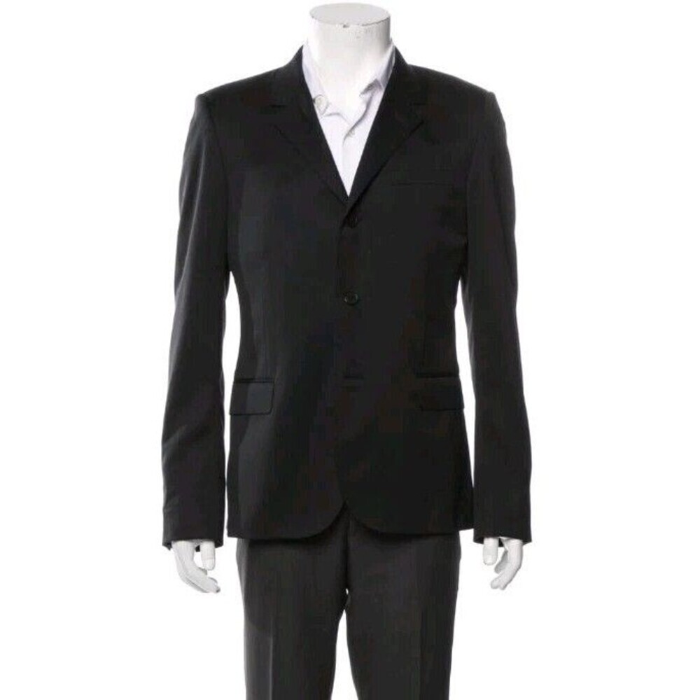 YSL‎ Yves Saint Laurent Blazer Jacket 3 Buttons Men FR 54 US 44 Long XXL EUC 120